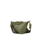 GM1571 militärgrüne Ledertasche - 28x21x15cm
