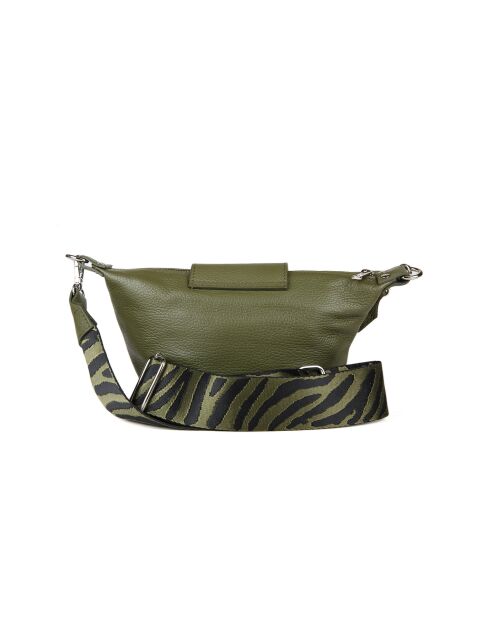 GM1571 militärgrüne Ledertasche - 28x21x15cm