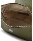 GM1571 militärgrüne Ledertasche - 28x21x15cm