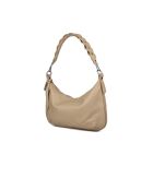 GM1511 beige grijze leren tas - 42x26x7cm