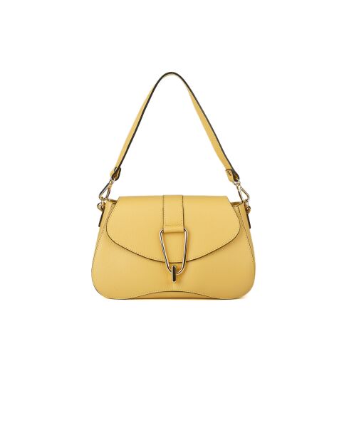 GM1579 Ananasgelbe Ledertasche - 28x16x8cm