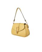 GM1579 ananasgele leren tas - 28x16x8cm
