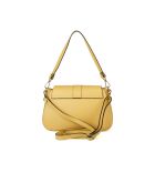 GM1579 ananasgele leren tas - 28x16x8cm