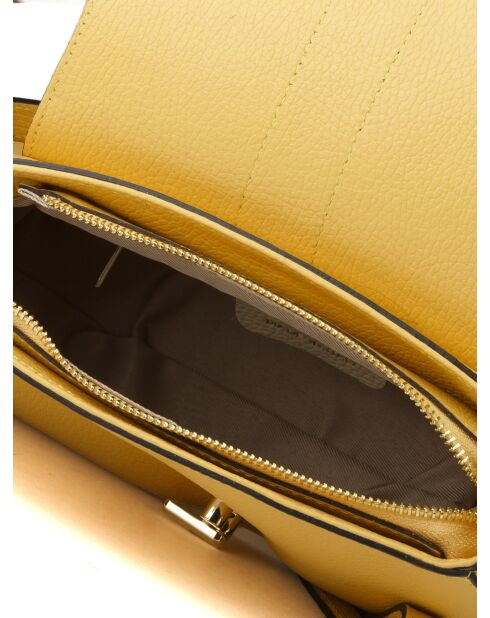 GM1579 Ananasgelbe Ledertasche - 28x16x8cm