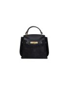 GM1540 schwarze Ledertasche - 23x19x11cm