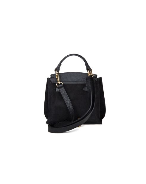 GM1540 schwarze Ledertasche - 23x19x11cm
