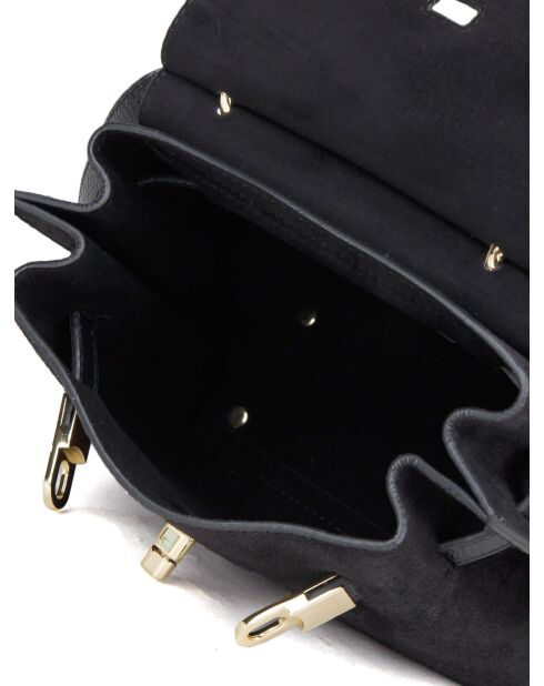 GM1540 schwarze Ledertasche - 23x19x11cm