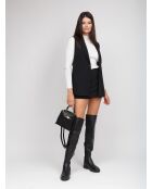 GM1540 schwarze Ledertasche - 23x19x11cm