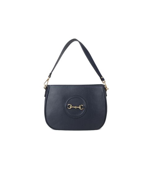 Sac GM1581 en cuir  bleu nuit - 28x20x8cm