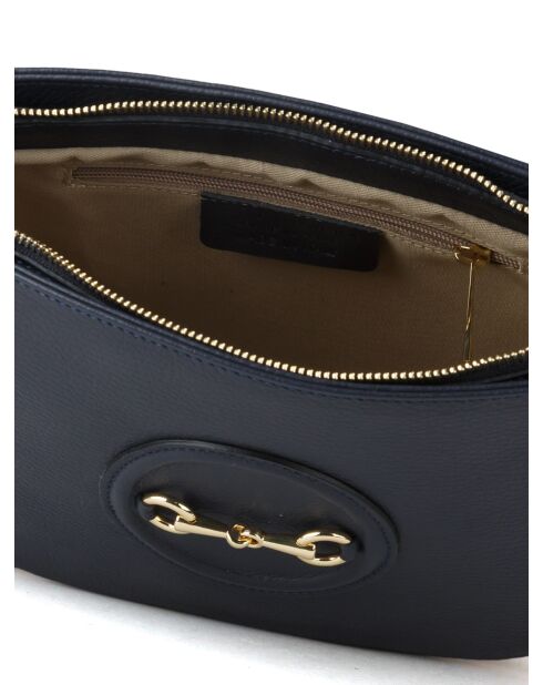 Sac GM1581 en cuir  bleu nuit - 28x20x8cm