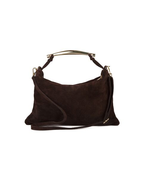 Sac GM1612 en cuir  brun - 30x18x7cm