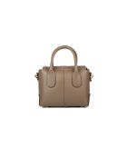 Sac GM1521 en cuir  taupe - 24x19x11cm