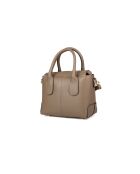 Sac GM1521 en cuir  taupe - 24x19x11cm