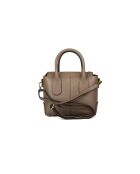 Sac GM1521 en cuir  taupe - 24x19x11cm