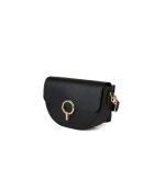 Sac GM1606 en cuir  noir - 24x14x8cm