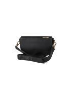 Sac GM1606 en cuir  noir - 24x14x8cm