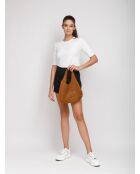 GM1574 goldbraune Ledertasche - 32x20x10cm