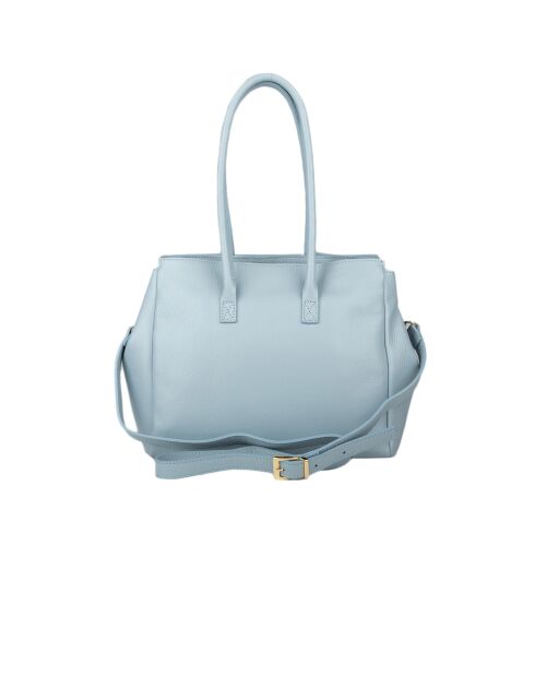 Sac GM1538 en cuir  bleu ciel - 36x25x16cm