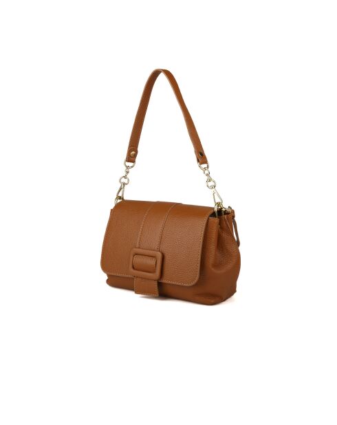 GM1601 goldbraune Ledertasche - 25x18 x8cm