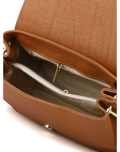 GM1601 goldbraune Ledertasche - 25x18 x8cm