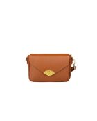 GM1535 goldbraune Ledertasche - 25x16x10cm