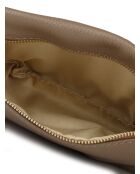 Sac GM1570 en cuir  taupe - 22x12x5cm