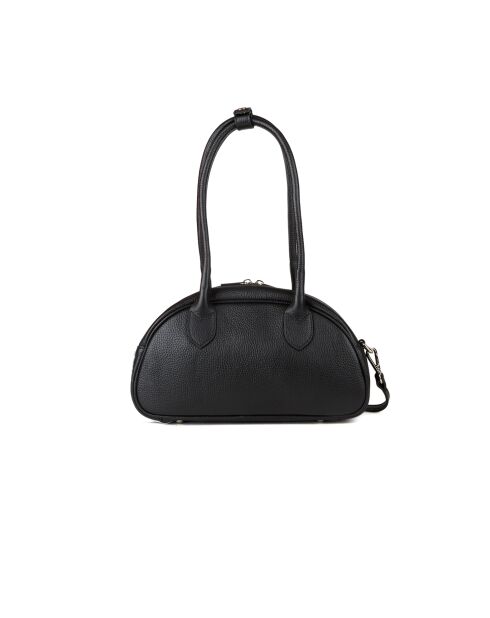 GM1597 zwarte leren tas - 30x15x12cm