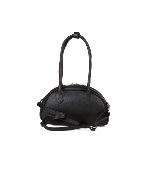 GM1597 zwarte leren tas - 30x15x12cm