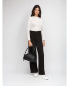 GM1597 schwarze Ledertasche - 30x15x12cm