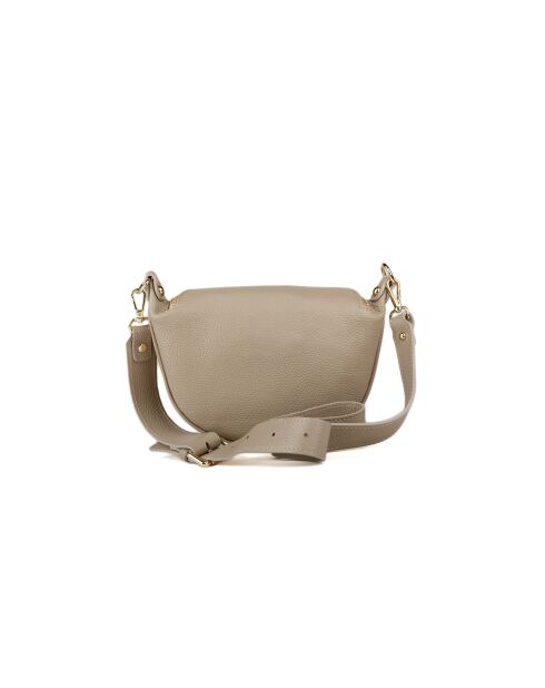 Sac GM1552 en cuir  taupe clair - 26x16x12cm