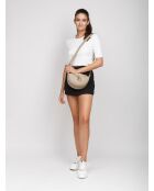 Sac GM1552 en cuir  taupe clair - 26x16x12cm