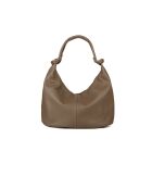 Sac GM1585 en cuir  taupe - 37x25x9cm