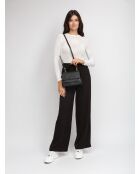 GM1596 schwarze Ledertasche - 25x15x5cm