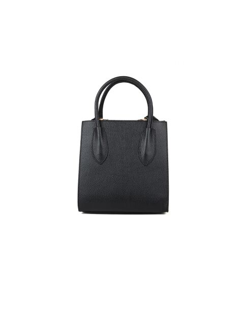Sac GM1561 en cuir  noir - 25x27x17cm