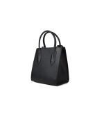 Sac GM1561 en cuir  noir - 25x27x17cm