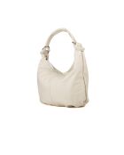 GM1585 lichtbeige leren tas - 37x25x9cm