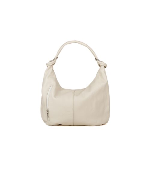 GM1585 hellbeige Ledertasche - 37x25x9cm