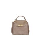 Sac GM1540 en cuir  taupe - 23x19x11cm
