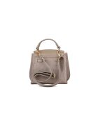 Sac GM1540 en cuir  taupe - 23x19x11cm