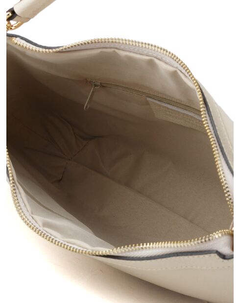 Borsa GM1578 in pelle beige chiaro - 34x21x5cm