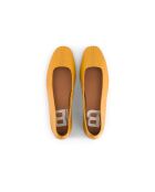 Ballerine iconiche Zélia Safran in pelle morbida