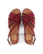 Nuova scarpa aperta Sifnos in pelle bordeaux