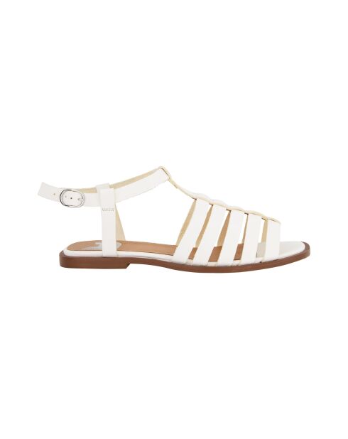 Sandales Meduse en cuir blanches