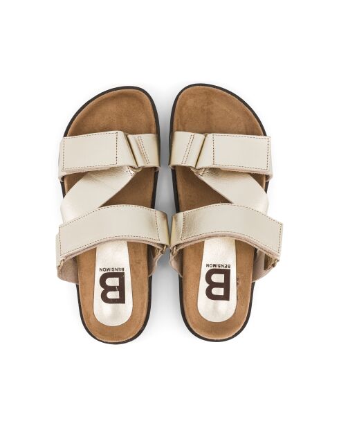 Sandales Magic en cuir dorées