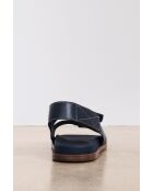 Sandali comodi Maëlya in pelle marina