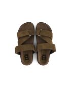 Sandali Magic in pelle kaki