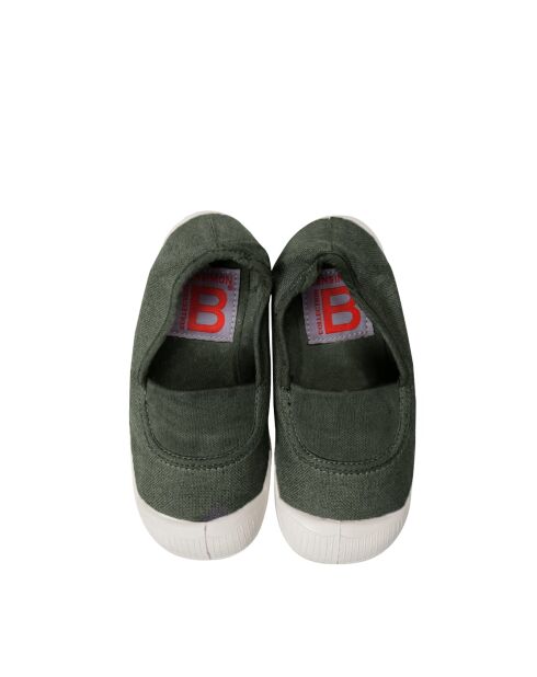 Mila elastische tennisschoen voor kinderen flesgroen