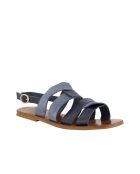 Sandali Sifnos in pelle blu