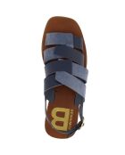 Sandali Sifnos in pelle blu