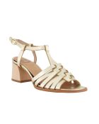 Sandali Venus in pelle oro chiaro